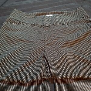 Elle Black Polka Dot Slacks Size 12